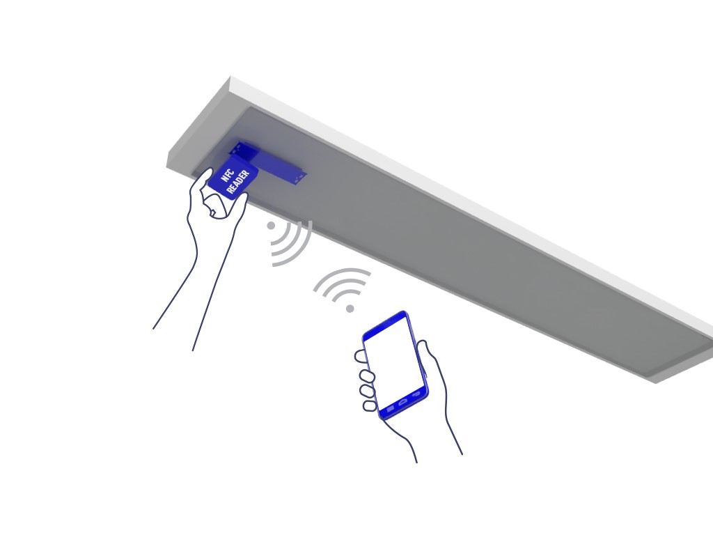 NFC Readers with Bluetooth interface for in-field programming